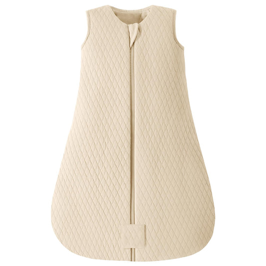 Yoofoss Winterschlafsack Baby 2.5 Tog 67cm 0-6 Monate Baumwolle warm Khaki
